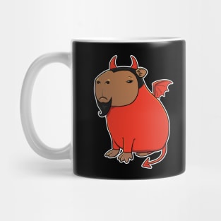 Capybara Devil Costume Mug